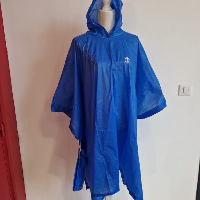 Pancho bleu adulte + pochette